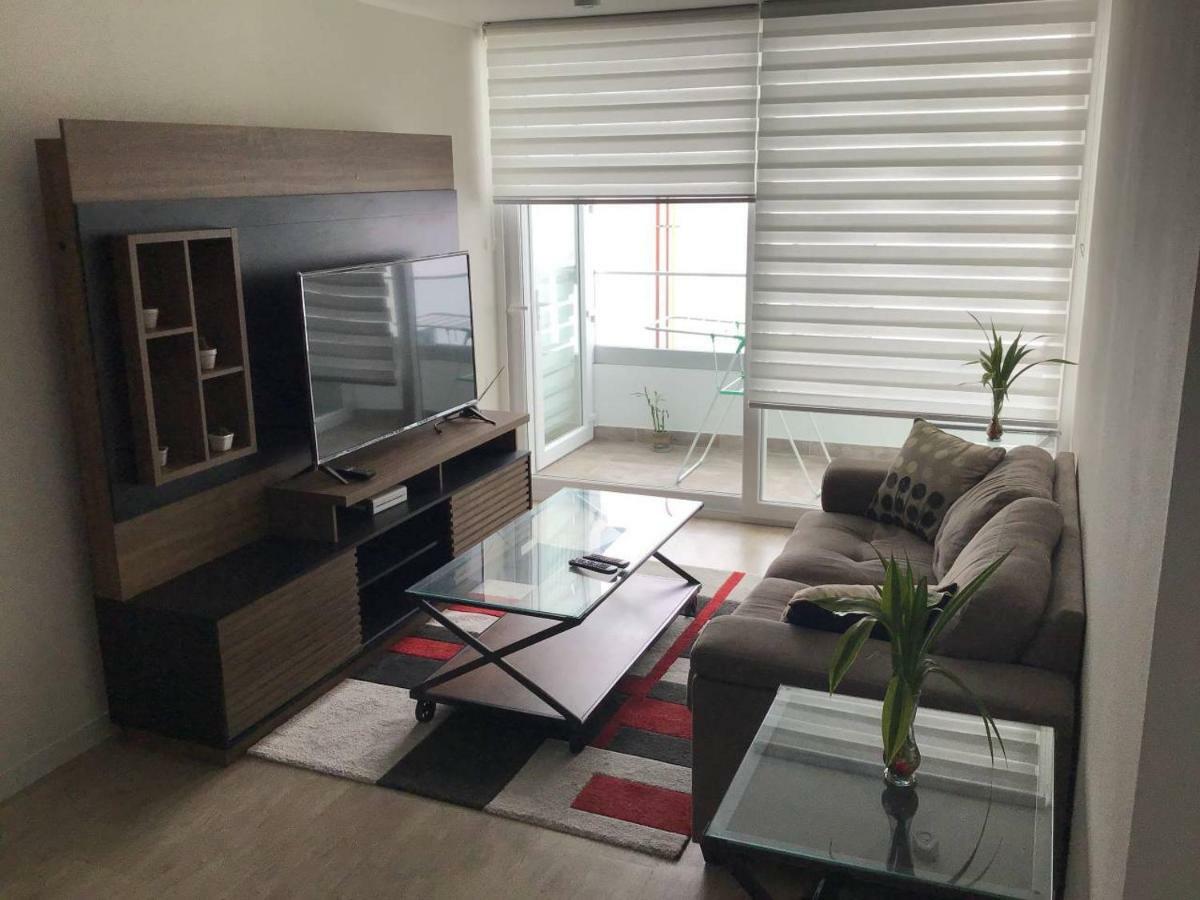 Ferienwohnung Moderno Departamento Miraflorino Con Aire Acondicionado Lima Exterior foto